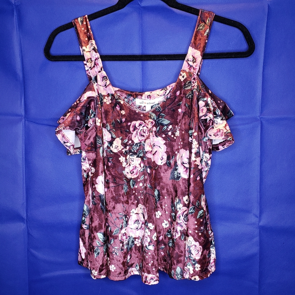 Burgundy fashion tank